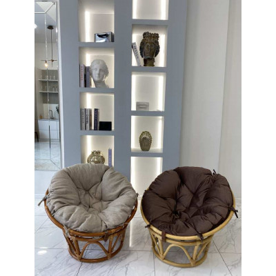 Кресло Папасан из ротанга для детей