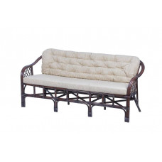 Трехместный диван из ротанга Маркос