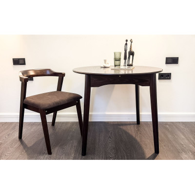 Стул деревянный Штаер, темно-коричневый