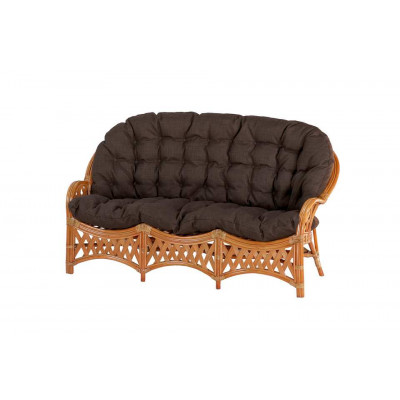 Диван плетеный 3-местный Черчилль