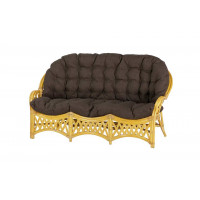 Диван 3-местный Черчилль, подушка коричневая