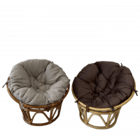 Кресло Папасан из ротанга для детей