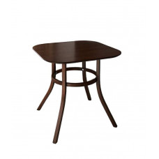 Стол обеденный Сатурн, квадратный, темный орех