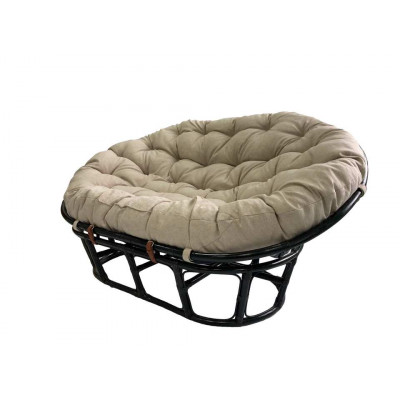 Диван из ротанга Мамасан, подушка светлая