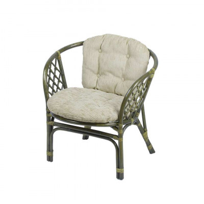 Кресло Багама с простой светлой подушкой