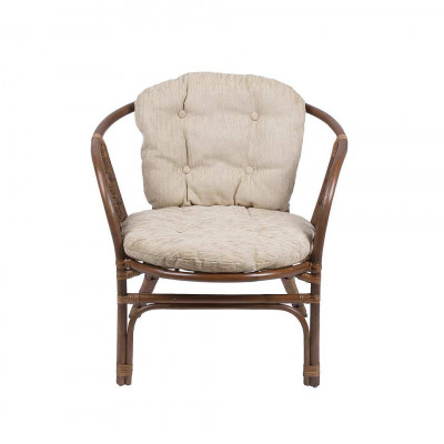 Кресло Багама с простой светлой подушкой