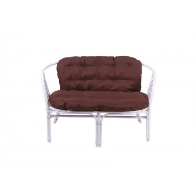 Диван Багама с простой коричневой подушкой