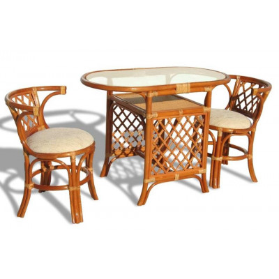 Кофейный комплект из ротанга 03/03