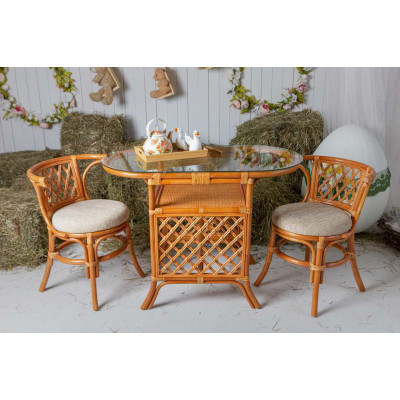 Кофейный комплект из ротанга 03/03