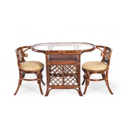 Кофейный комплект из ротанга 03/03