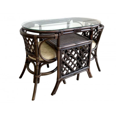 Кофейный комплект из ротанга 03/03