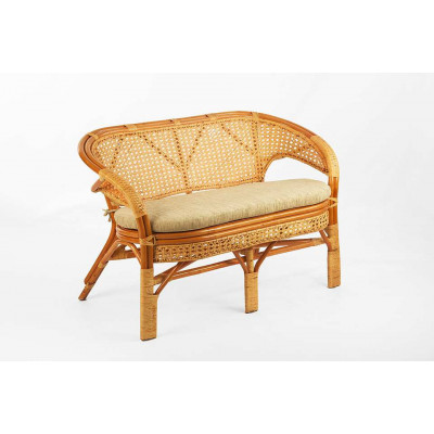 Плетеный диван Пеланги, двухместный