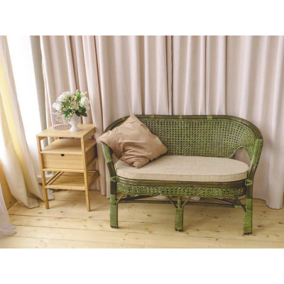 Плетеный диван Пеланги, двухместный