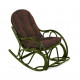 Кресло-качалка из ротанга 05/05, разборное (подушка коричневая)