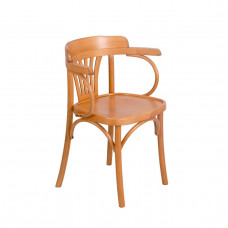 Кресло Венское твердое, коньячный