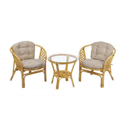 Багама Дуэт с круглым столом (подушки простые светлые)