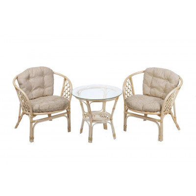 Багама Дуэт с круглым столом (подушки простые светлые)