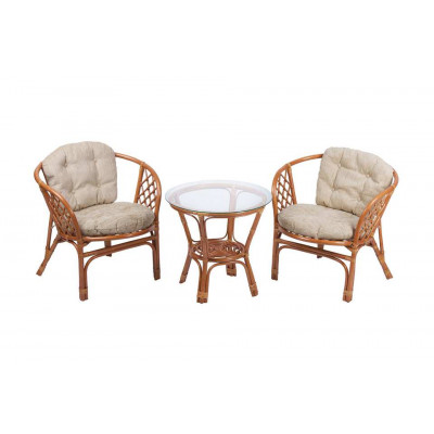 Багама Дуэт с круглым столом (подушки простые светлые)