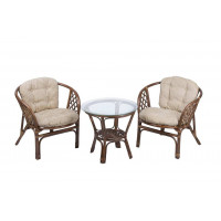 Багама Дуэт с круглым столом (подушки простые светлые)