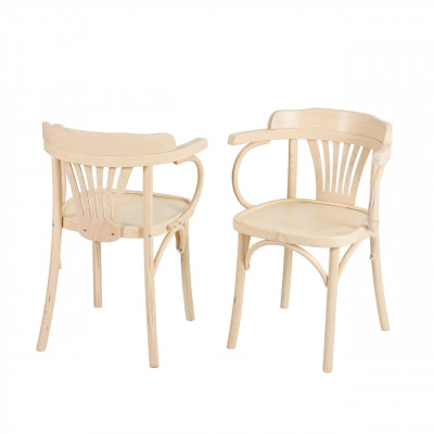 Кресло Венское твердое, беленый дуб