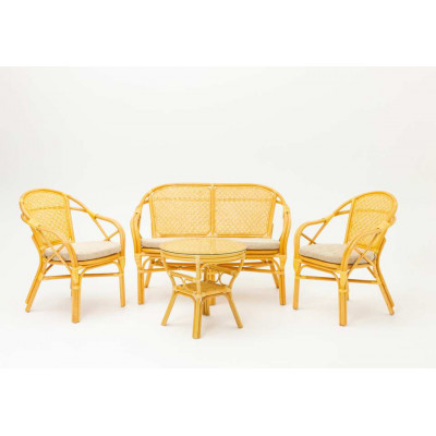 Комплект плетеной мебели Петани с диваном