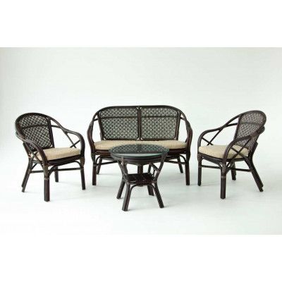 Комплект плетеной мебели Петани с диваном