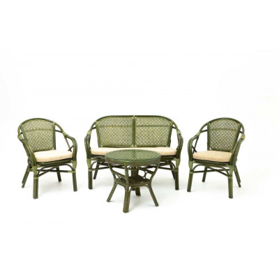 Комплект плетеной мебели Петани с диваном