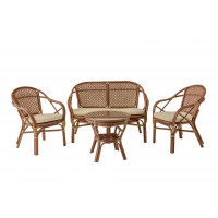 Комплект плетеной мебели Петани с диваном