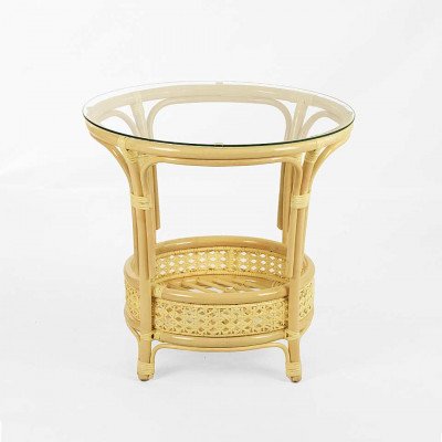 Столик из ротанга Пеланги, круглый