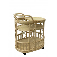 Столик сервировочный из ротанга