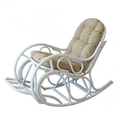 Кресло-качалка из натурального ротанга