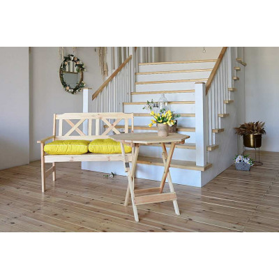 Скамья деревяная 2-местная Больмен