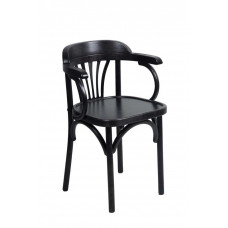 Кресло Венское твердое, венге (черный)