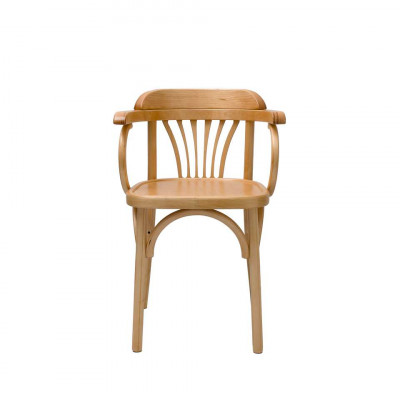 Кресло Венское твердое, светлый орех