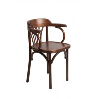 Кресло Венское твердое, светло-коричневый