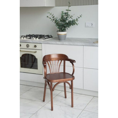 Кресло Венское твердое, светло-коричневый