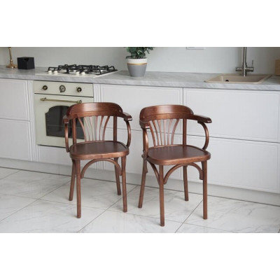 Кресло Венское твердое, светло-коричневый