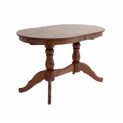 Раздвижной обеденный стол Лилия, светло-коричневый