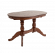 Раздвижной обеденный стол Лилия, светло-коричневый