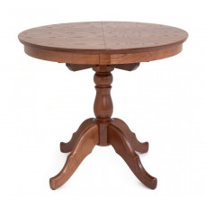 Раздвижной обеденный стол Лилия, светло-коричневый