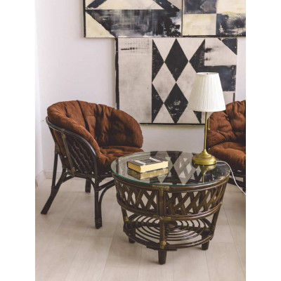 Стол из ротанга Черчилль, круглый