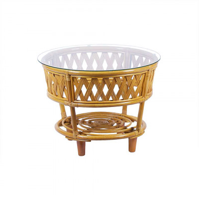 Стол из ротанга Черчилль, круглый