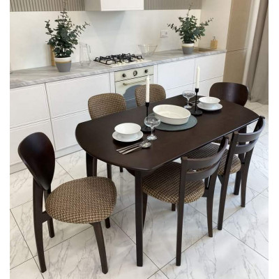 Кухонный стол Модерн-2, раздвижной (коричневый)