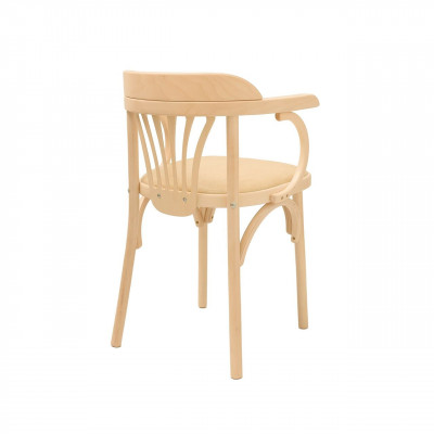 Кресло Венское мягкое (экокожа), беленый дуб