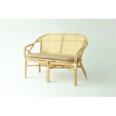 Двухместный плетеный диван Петани