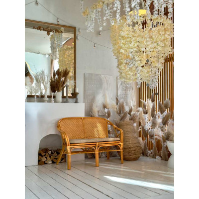 Двухместный плетеный диван Петани