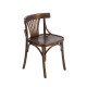 Венский стул твердый, темно-коричневый