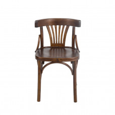 Венский стул твердый, темно-коричневый
