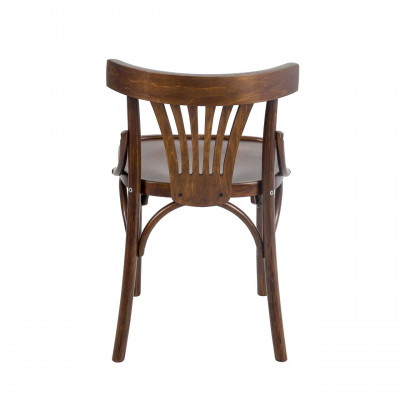 Венский стул твердый, темно-коричневый