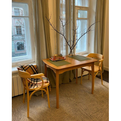 Стол обеденный Модерн-1, раздвижной, светлый бук